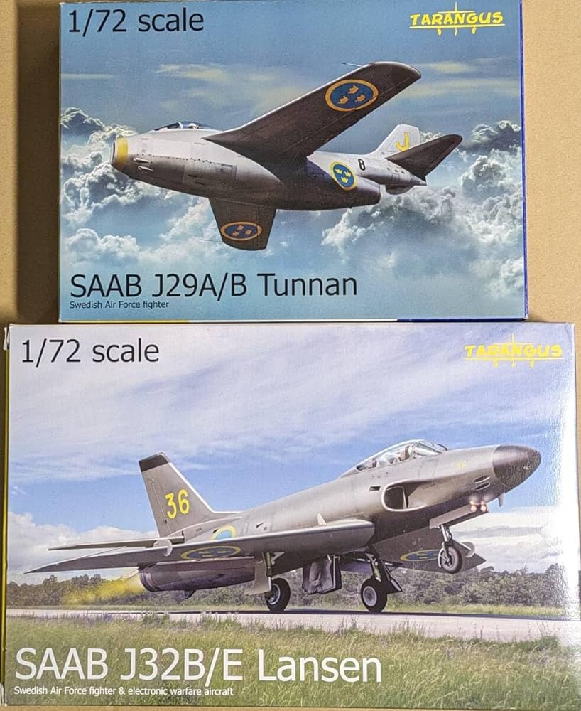タラングス 1/48 サーブ J32B ランセン 戦闘機 プラモデル i8my1cf